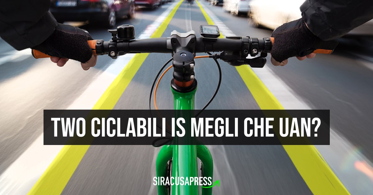 Siracusa Due Piste Ciclabili Per Una Strada