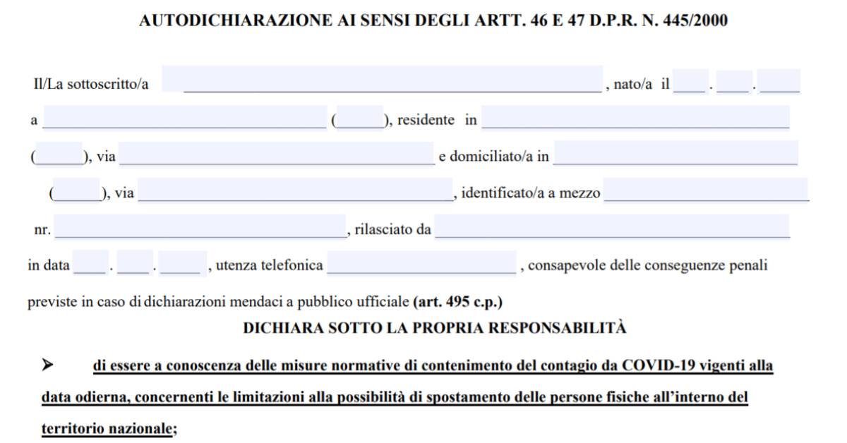 autocertificazione siracusapress